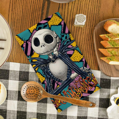The Nightmare Before Christmas Towel & Dish Towel | Gothic Decor, Perfect for Day of the Dead & Family Party Supplies Flat Print