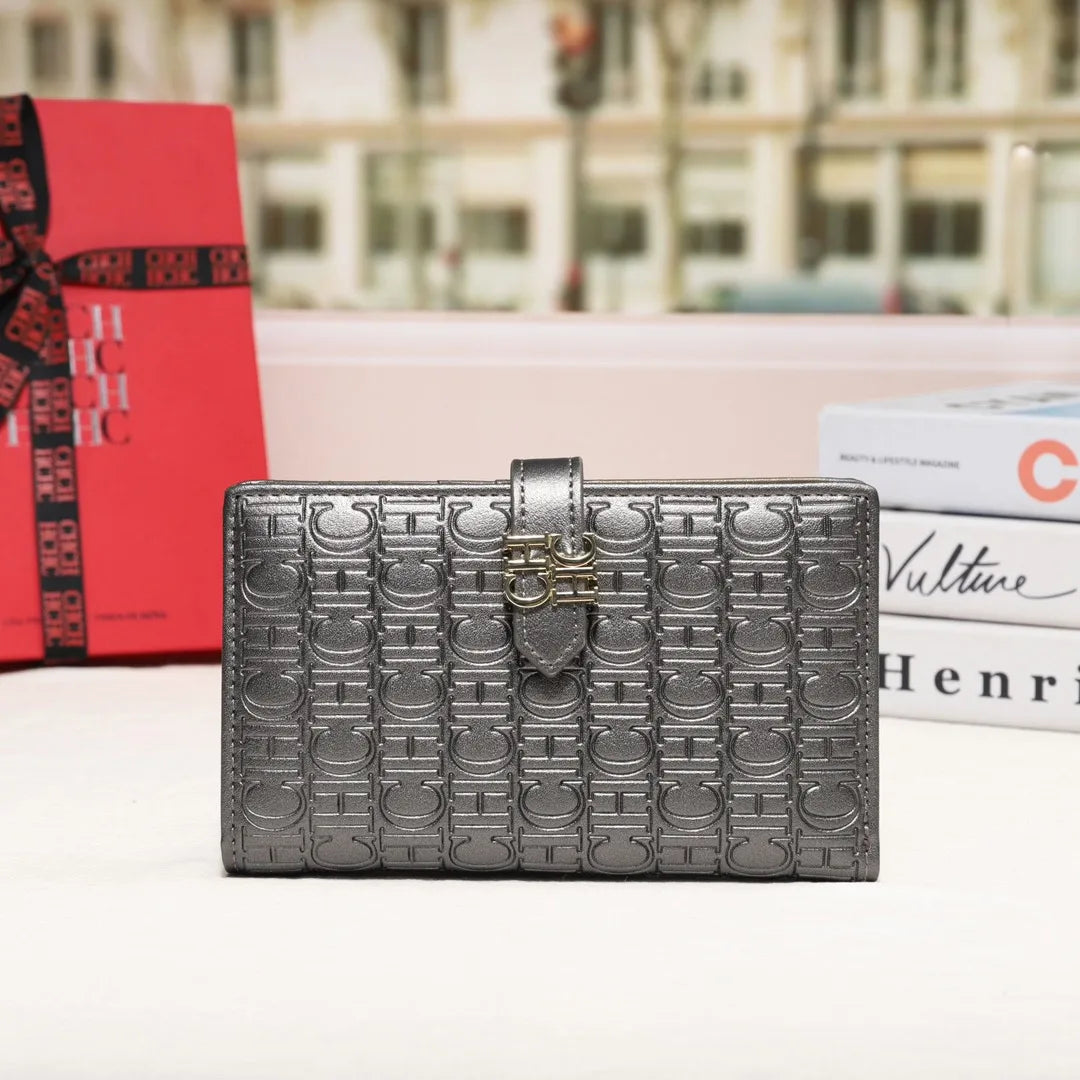 CH Luxury Brand Spring Fashion Women's Organizer Wallet Coin Purse Long Large Capacity Card Holder Coin Purse 2025 High Quality