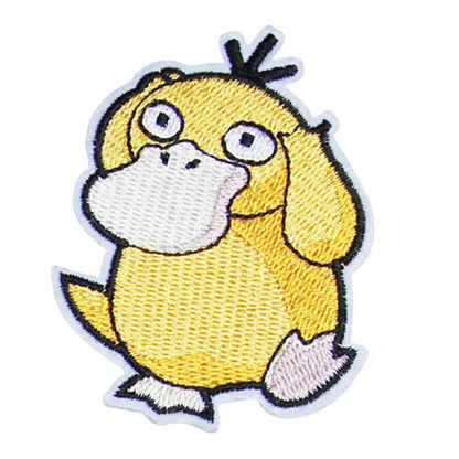 Anime Game Cute Duck Patch for Clothing Cartoon Animals Badges Iron On Patches Sewing Fabric Patch Stripes Diy Patch Sticker