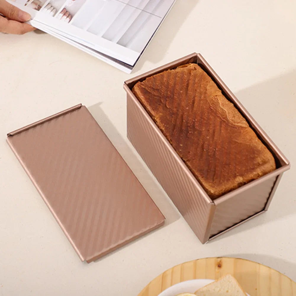 Non‑Stick Toast Mold with Lid – Home Baking Bread & Cake Pan