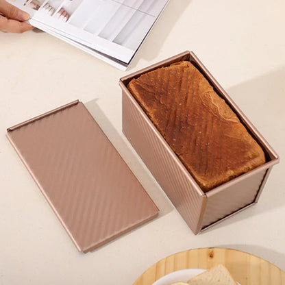 Non‑Stick Toast Mold with Lid – Home Baking Bread & Cake Pan