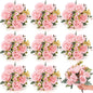 4-20 Bundles Artificial Peonies Flower Boho Faux Flower Artificial Centerpiece Spring Bouquet Floral Wedding Decoration for Vase