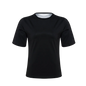 Neoprene Black Sweat Sauna Shapewear T-Shirt for Women