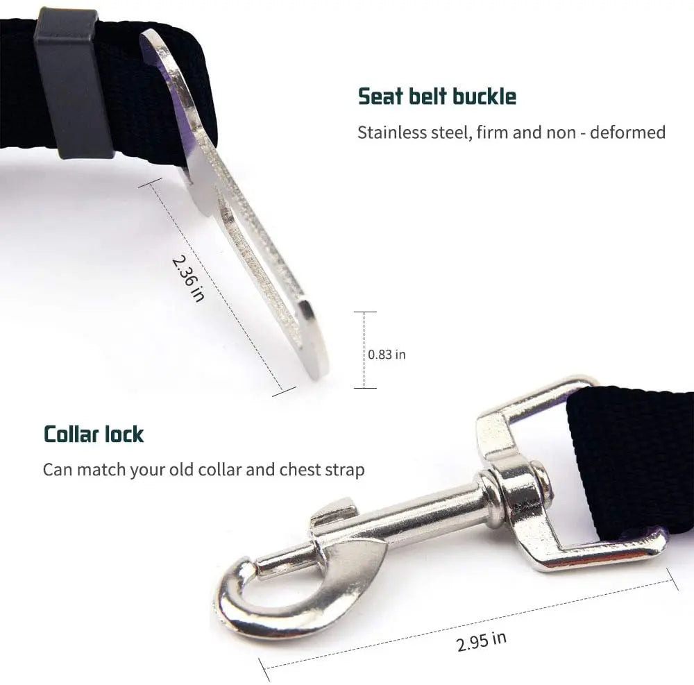 Adjustable Pet Seat Belt Vehicle Dog Harness