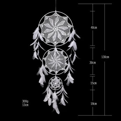 big dream catcher hanging/light decoration nordic decoration home girls room/nursery/kids decor dreamcatcher children room new 5