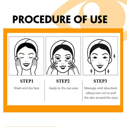 Turmeric eye cream stick nourishes the skin, improves fine lines, relieves eye bags and dark circles, and brightens the eye skin