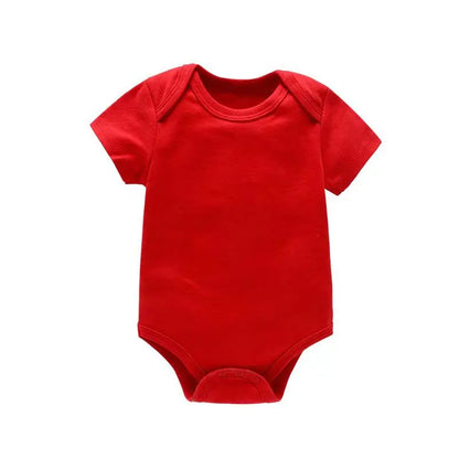 Baby Onesies in 7 Colors - Solid Bodysuits for Boys and Girls