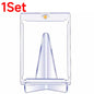 10-1PCS Magnetic Cards Holder for Trading Card Support Set Arcylic Triangle Card Display Stand Waterproof Transparent Protector
