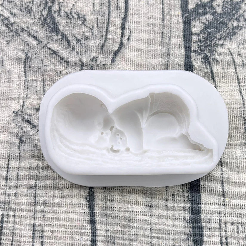 Baby-Themed Silicone Sugarcraft Mold – Fondant, Resin & Cupcake Decorating Tool