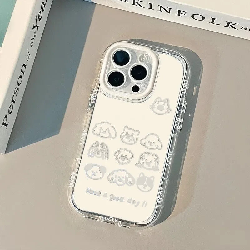 Cat Animal Phone Case For iPhone iPhone 11 12 13 14 15 16 Pro Max SE Silicone Soft Cover