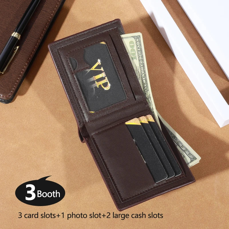 Slim Men's Wallet with Multiple Card Slots