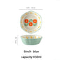 Heat Resistant Ceramic Salad Bowl With Wavy Edges Dessert Bowl Kitchen Fruit Dish Microwave Oven Oven Safety 6inch
