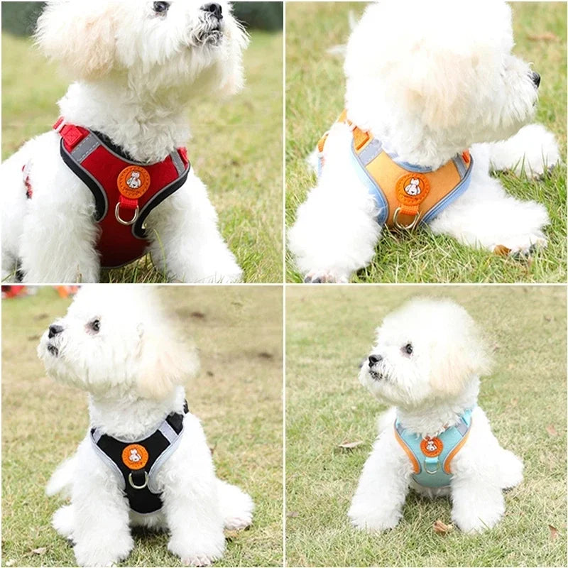 Adjustable Breathable Reflective Dog Harness