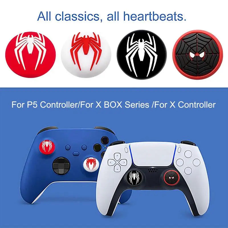 Silicone Thumb Grip Cap Cover For Playstation 5 PS4 X box Series XS Game Joystick Controller Accessories Thumbstick Grip Caps
