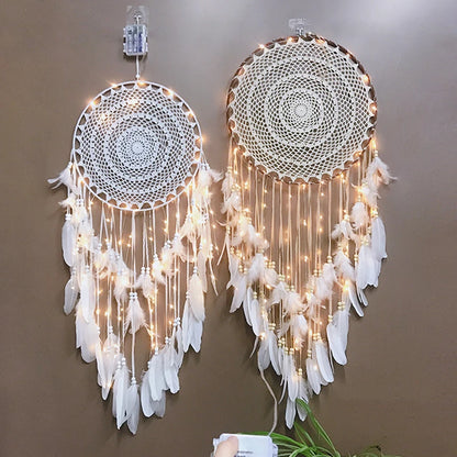big dream catcher hanging/light decoration nordic decoration home girls room/nursery/kids decor dreamcatcher children room new 5