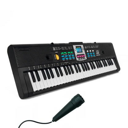61‑Key Kids Digital Keyboard – Multifunction Electric Piano with Microphone for Beginner Students