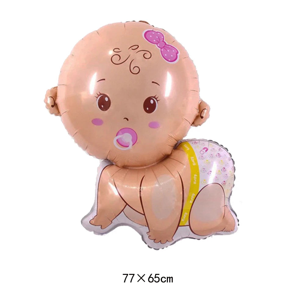 Baby Boy Girl Foil Balloon Gender Reveal Balloon Bear Helium Balloon Baby Shower Gift Kids Birthday Party Wedding Decor Supplies