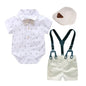 Kids Boys Formal Party Outfits Clothes Set Wedding Birthday Toddler Boy Gentleman Handsome Children Elegant Suit 1 2 3 4 5 Years
