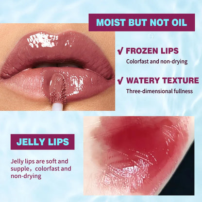Mirror‑Shine Lip Gloss – Moisturizing, Lightweight, Non‑Greasy & Long‑Lasting Non‑Stick Formula (1pc)