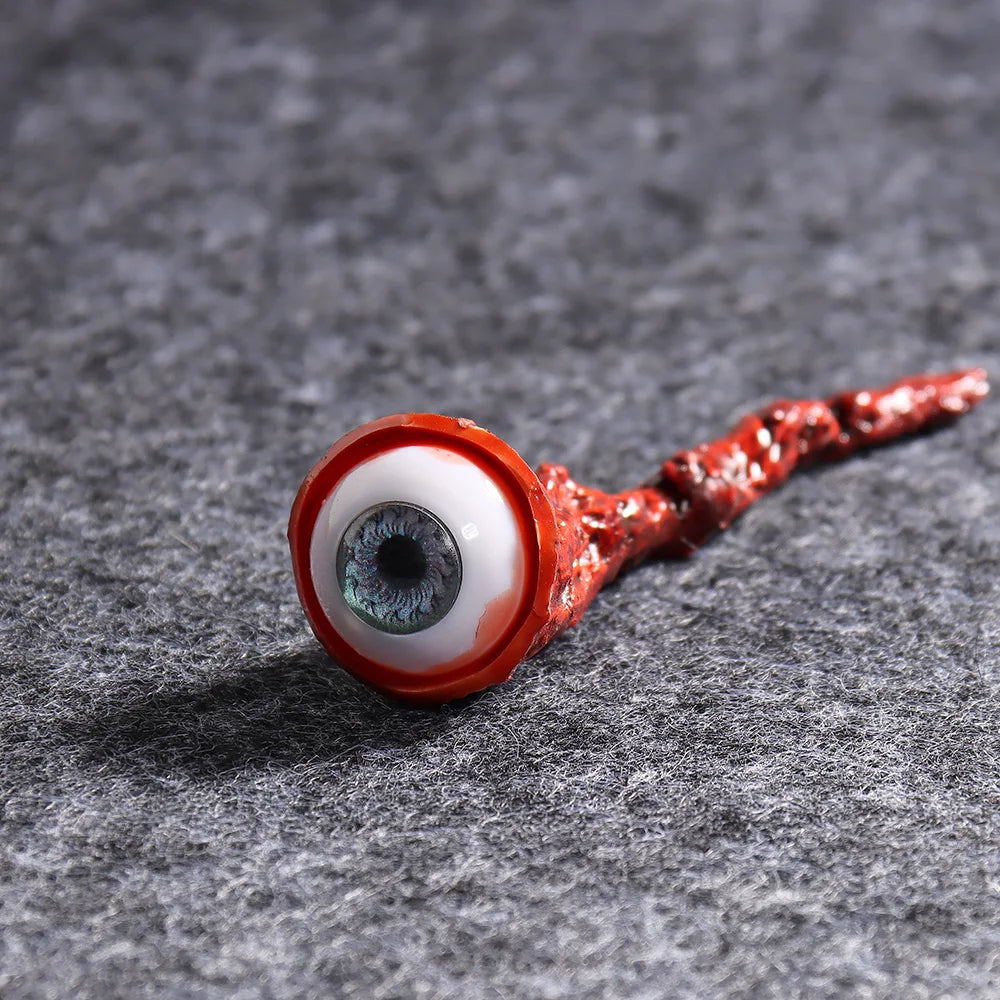 Halloween Ripped Out Eyeball Horror Prop Realistic Life Bloody Ripped Out Eyeball Scary Decorate Cosplay Party Costume Props