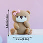New Hot Air Balloon Cake Decoration Pink Blue Bear Cake Topper for Boy Girl Baby Shower Kids Happy Birthday Party Supplies Gifts