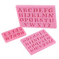 3pcs/set Number Letter Shape Silicone Mold Cake Decoration 3D Food Grade Soap Chocolate Moulds