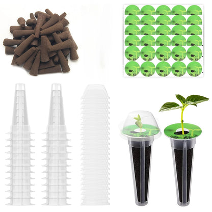 Hydroponic Grow Baskets – Seed Pod Holders Compatible with AeroGarden & Sponge Starter Pods