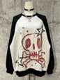 Subculture T Shirts Y2K Clothing Tees for Women  Gothic Punk Harajuku Gothic Unique T-shirts Fashion Japanese Kawaii Long Sleeve