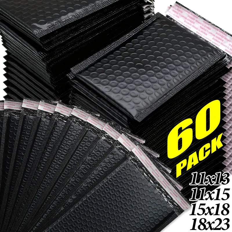 Wholesale Black White Foam Envelope Bags Self Seal Mailers Padded Shipping Envelopes with Bubble Mailing Bags Shipping Packages