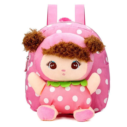 Kids Cartoon Plush Backpack – Toddler Kindergarten School Bag (Kawaii Style
