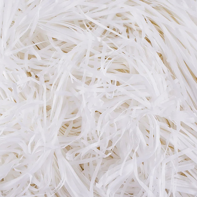 100g Raffia Shredded Paper Grass – Crinkle Basket Stuffers for Easter Eggs & DIY Gift Box Decor