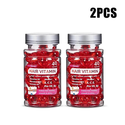 No Rinse Capsule Vitamin Conditioner Powerful Nursing Repair Damaged Rough Recovery Soft Shiny Nourishing Complex Essence