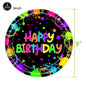 UV Neon Glow Party Hats – Blacklight Fluorescent Plastic Hats for Kids & Adults