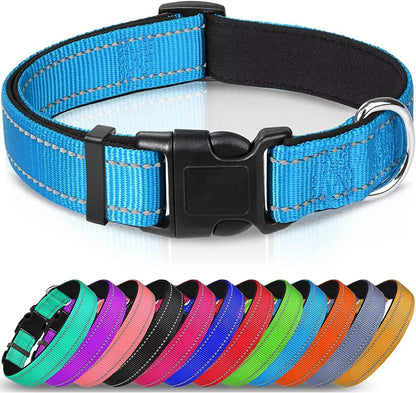 Adjustable Reflective Soft Dog Collar Neck 25-60 Centimeter