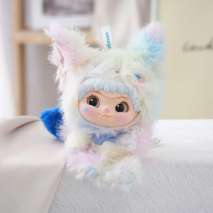 T HOT NEW Trendy Play Blind Box Plush Pendant Wakuku Fox Rabbit Mischief Diary Series Girl Gift Cute Ornament Mystery Box