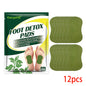 12/24PCS Herbal Detox Foot Patches – Natural Wormwood Pads for Stress Relief & Body Cleansing