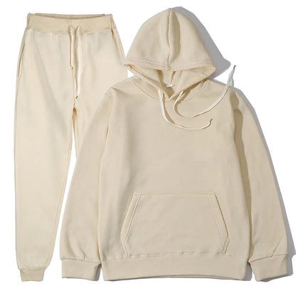 Men's Sports Suits Fashion Tracksuit Women Hoodies + Pants Two Pieces Sets Running Casual Sweatshirts Sweatpants Men's Clothing