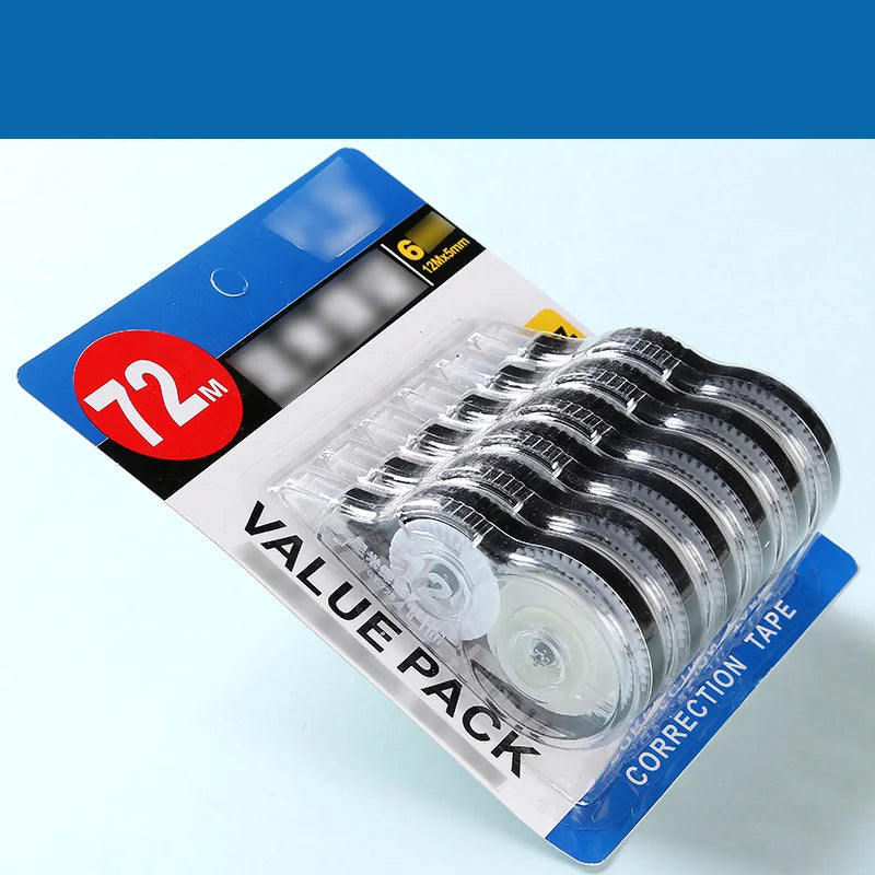 12m Ribbon Correction Tape 6pc