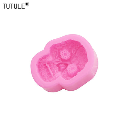 skull resin mold jewelry earrings Keychain Polymer Clay Silicone mould skull Fondant Chocolate Silicone molds