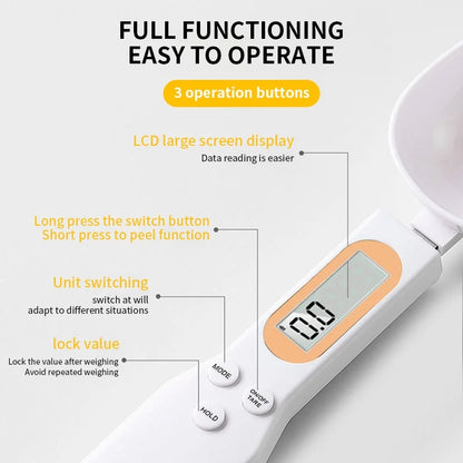 Electronic Kitchen Scale 500g 0.1g LCD Digital Measuring Digital Spoon Scale