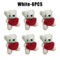 20cm Kawaii Heart Teddy Bear Plush Doll Holding Love Stuffed Animal Valentines Gift Christmas Toy for Her Collectors