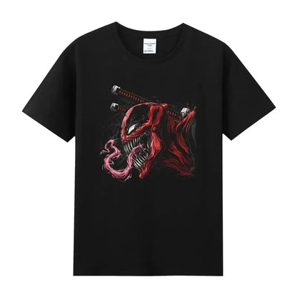 Marvel Hero Deadpool cotton round neck short-sleeved men's T-shirt
