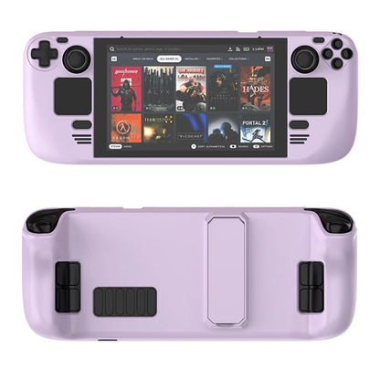 For STEAM DECK Game Console Cover Shell with Bracket Shockproof Protection Case Frame Protector Stand Non-slip Cover Game Parts