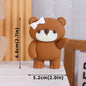 New Hot Air Balloon Cake Decoration Pink Blue Bear Cake Topper for Boy Girl Baby Shower Kids Happy Birthday Party Supplies Gifts