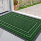 Olanly Natural Rubber Mat Non Slips Low Profile Outdoor Mat For Home Entrance Floor Doormats Heavy Duty Door Mat Outdoor Indoor