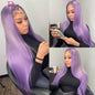 13x6 Cyan Blue Lace Front Wig Body Wave Light Green Lace Front Wig Human Hair Pre Plucked Blonde 613 Lace Frontal Wigs For Women