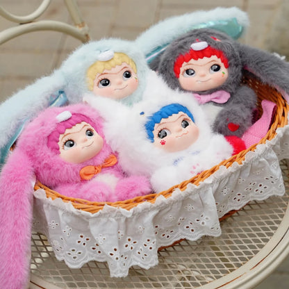 T HOT NEW Trendy Play Blind Box Plush Pendant Wakuku Fox Rabbit Mischief Diary Series Girl Gift Cute Ornament Mystery Box
