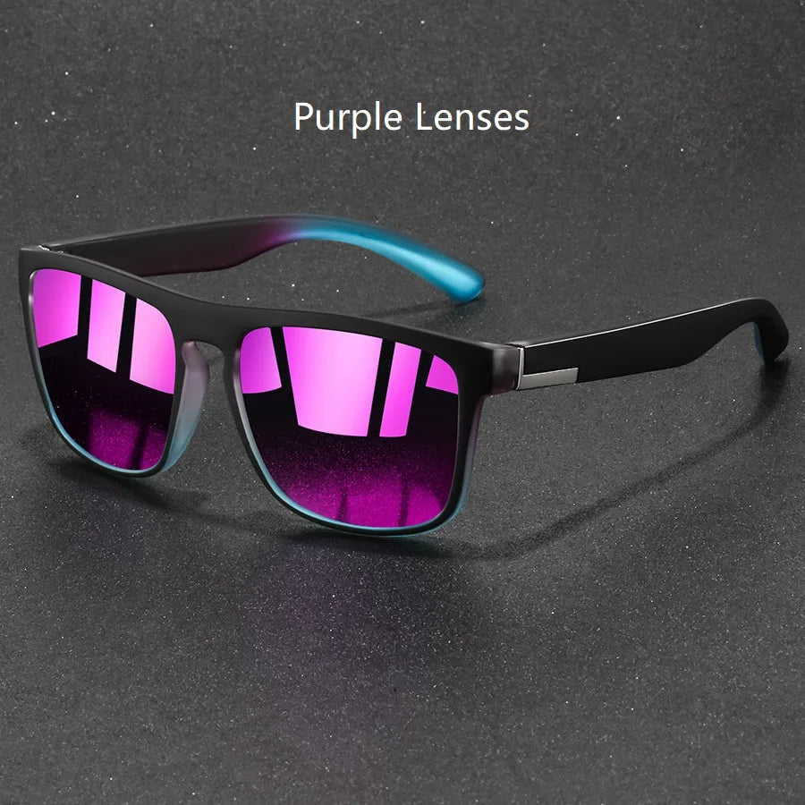 Fashion Vintage Square Sunglasses Men Women Anti-Glare Retro Eyewear UV400