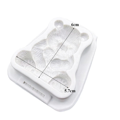 Panda Bamboo Silicone Mold Sugarcraft Chocolate Cupcake Baking Mold Fondant Cake Decorating Tools