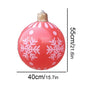 Multiple styles Giant Inflatable Christmas Ball Outdoor Inflatable Decoration Christmas Snowman PVC Inflatable Decorated Ball